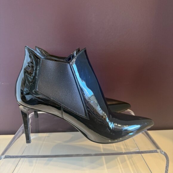 Saint Laurent Authentic Chelsea Black Patent Leather Boots - Size EU 39.5/ US 9 - Picture 2 of 8
